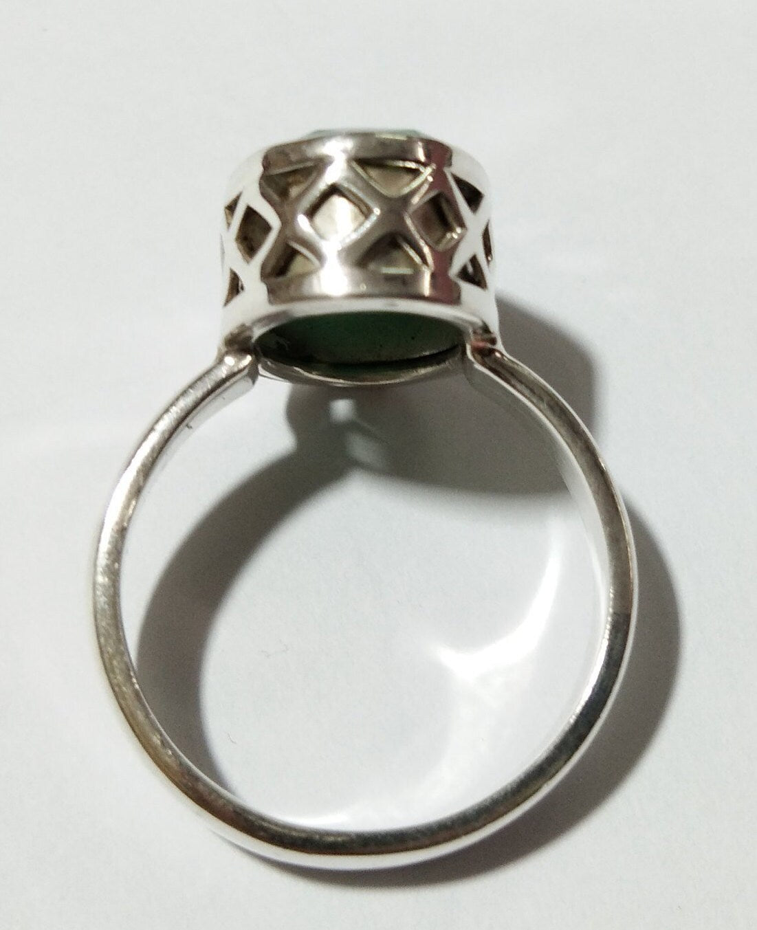 Natural Green Amethyst Ring, Solid 925 Starling Silver Rings, For Girls & Woman Rings, Gemstone Stylish Nice Making Silver Ring Jewelry